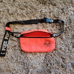 Victoria Secret PINK neon orange fanny pack